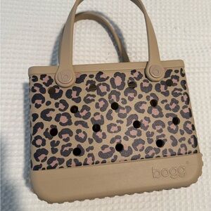 Bitty BOGG Bag Leopard Print Small Tote NWOT